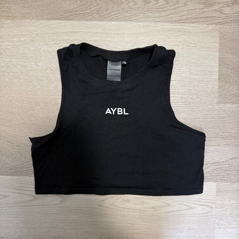 AYBL Black Crop Top M
